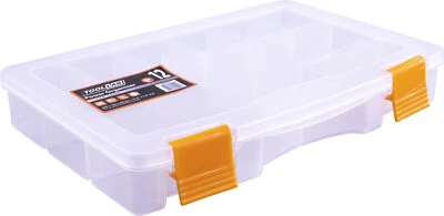 £6.99 • Buy 12 Compartment 9  Organiser Storage Box For Small Parts, DIY, Crafts, Tools  