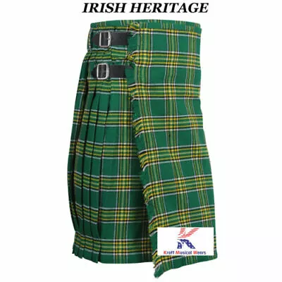 $32.99 • Buy New Men's 5 Yard Scottish Kilt Irish Heritage Tartan Kilt 13oz Highland Casual