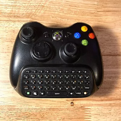 $24.95 • Buy Official Microsoft Xbox 360  Wireless Controller 1403 With Chatpad; Cleaned