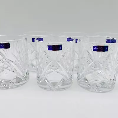 Waterford Marquis Tumblers Newberry Old Fashioned Whiskey Set Of 6 Germany • $79.18