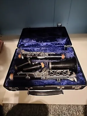 Vintage Buescher Black Clarinet Aristocrat With Case - Musical Instrument  • $38