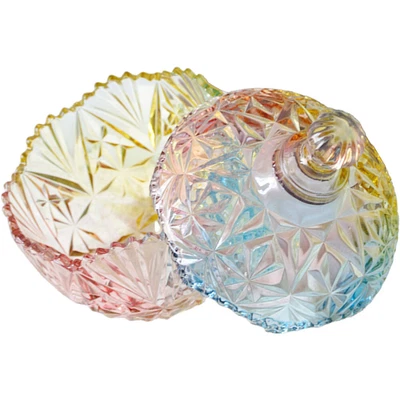 £28.29 • Buy Glass Buffet Decorative Jar Candy Buffet Jar Cereals Candy Jar