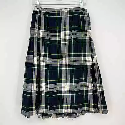 Vintage Nordstrom Aljean Canada Kilt Skirt Small Pleated Campbell Plaid Tartan  • $35