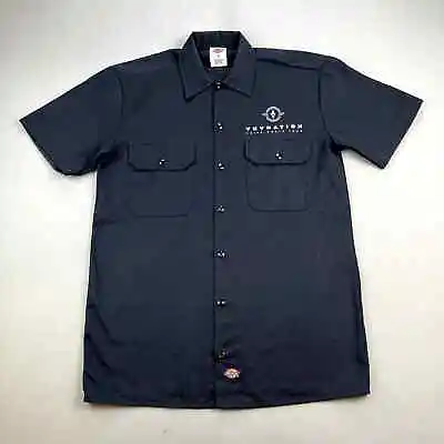 VNV Nation Shirt Adult Small Black Dickies Button Up Noire World Tour Music EBM • $49.99
