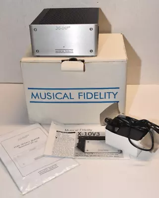 Musical Fidelity Tube Buffer X-10v3 - ORIGINAL BOX AND MANUAL - POWERS ON • $199.99