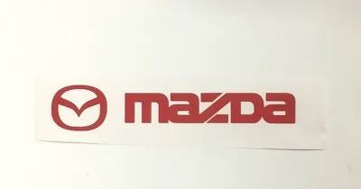 Mazda Vinyl Cut Sticker Decal - Racing BT50 Ute CX5 CX9 Sport Zoom Neo Maxx Car • $7.95
