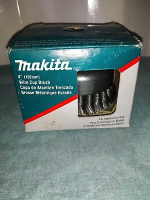 Vintage Makita 1 Piece - 4  Knotted Wire Cup Brush For Grinders  • $40