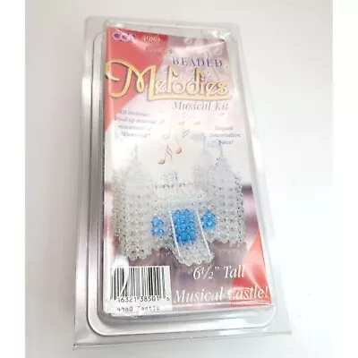 Beaded Melodies Musical Craft Kit Castle Art Plays Camelot  NIP #4980 Dh831 • $9.99