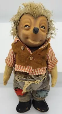 Vintage Steiff Mecki Hedgehog Doll Germany Rubber Face  • $24.95