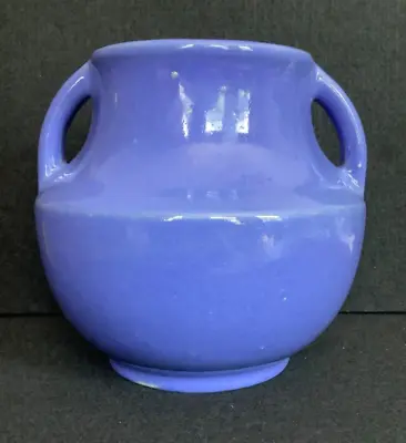 $47.50 • Buy Glossy Blue Zanesville Stoneware Company Shape 827 Vase 