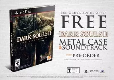 Dark Souls II (Black Armor Edition) - PlayStation 3 Black Armor Edition - GOOD • $15.95