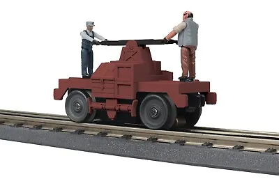 Mth 30-5235 Maintenance Of Way Operating Hand Car  Tuscan O Gauge 3 Rail • $77.95