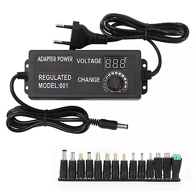 72W AC/DC Electrical Power Supply Adapter Charger Variable Voltage Adjustable # • £16.62