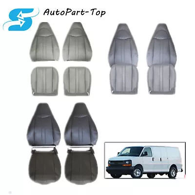 For 2003-2014 Chevy Express Work Van Front Vinyl Or Fabric Seat Cover • $102.49