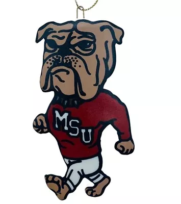 Mississippi State Bulldogs “Bully” Fine Porcelain  4” Ornament By Meico-New • $19.99