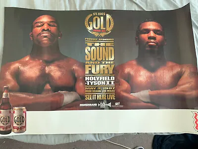 Mike Tyson V Evander Holyfield Fight Poster (Cancelled Fight) Sponsors Poster • £9.99