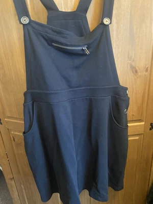 £4.20 • Buy ASOS Black Pinafore Dress Size 18