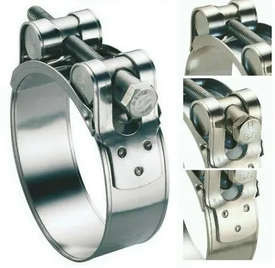 £259.51 • Buy Hose Clamps-Clips Stainless Steel Heavy Duty T Bolt Exhaust Mikalor Type 1-50