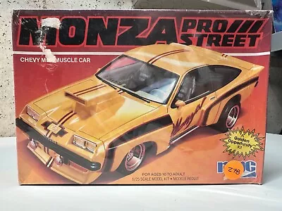 Rare MPC 1984 Chevy Monza Pro Street Factory Sealed Model Kit 1:25 1-0757 • $100