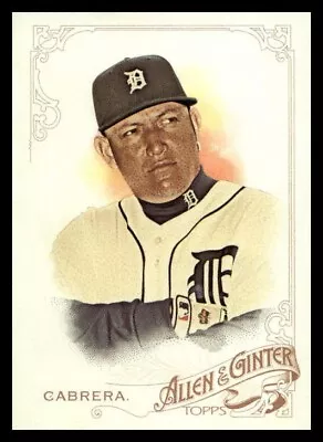 2015 Topps Allen & Ginter #187 Miguel Cabrera Tigers • $1.49