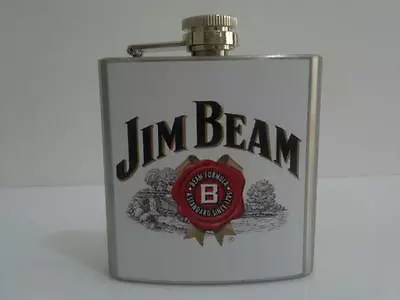 $19.50 • Buy Jim Beam Hip Flask 6oz Bourbon Barware