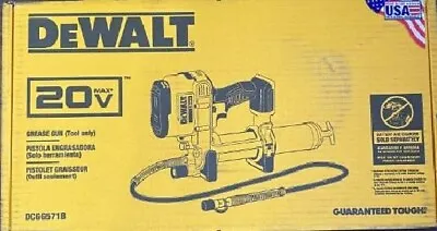 DEWALT DCGG571B 20V MAX Cordless Grease Gun Variable Speed NEW IN BOX!! • $163.60