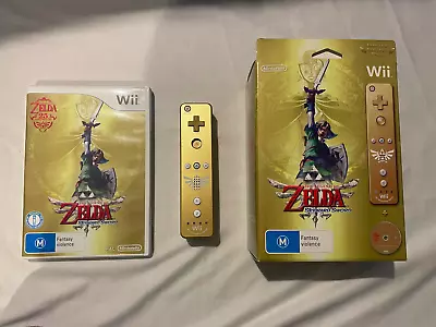 Skyward Sword The Legend Of Zelda 25th Anniversary Edition Nintendo Wii PAL CIB • $300