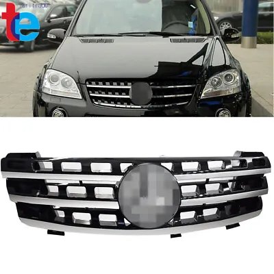 For 2005-2008 Mercedes ML350 W164 Front Hood Sport Black Chrome Grilles Grill • $52.94