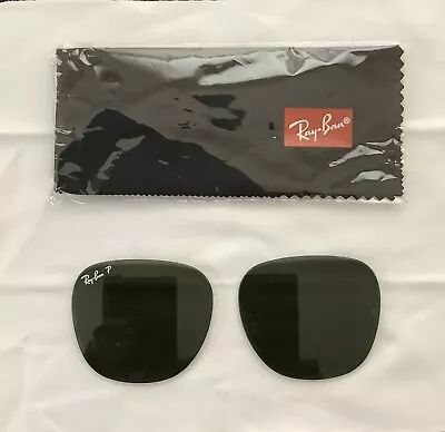Rayban Gray Polarized Sunglass Lenses RB 3016 Clubmaster 49 Eye Glass Lenses • $39.99