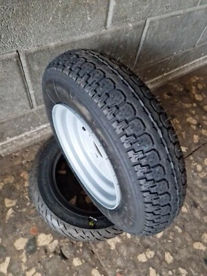 Ruota Completa 195/50B10 98N, Ruota 18x8.0-10 Mitas M S Cerchio Acciaio 6.00x10 - Foto 5