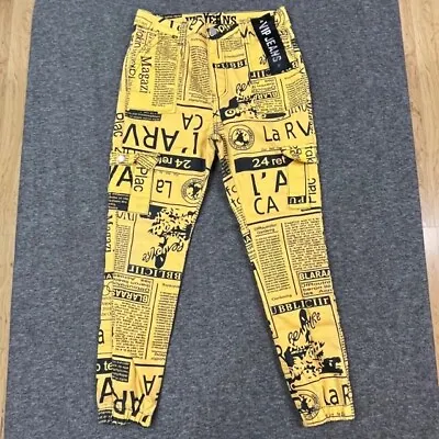V.I.P. Jeans Leggings Womens Size 11/12 (28x26) Yellow • $4.80