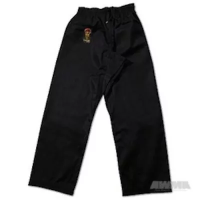 New Proforce Gladiator Lightweight Karate BLACK Martial Arts Pants TKD • $24.95