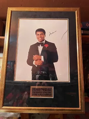 Muhammad Ali Autographed Picture W/ Authenticity  • $300