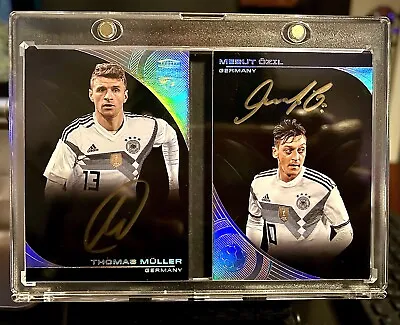 2018 Eminence Soccer Muller/Ozil Team Tandems Gold Auto 10/10 Jersey Match • $1025