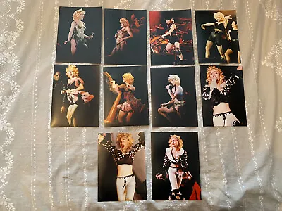 10 Original Rare Madonna Blond Ambition Tour Concert Photos • £120