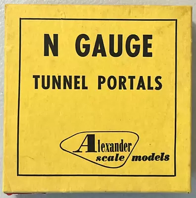 Alexander Scale Models N Scale Clarksburg Double Tunnel Portal #117 NIP • $9.99