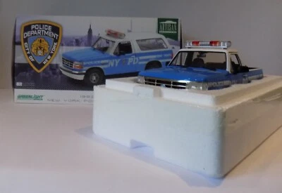 £79.99 • Buy Greenlight 1992 Ford Bronco New York Police Department (nypd) Mint Boxed 1:18