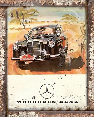 Mercedes-Benz 8x10 Rustic Vintage Sign Style Poster • $12.50