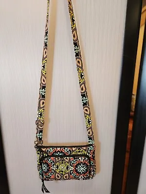 Vera Bradley Villager Sierra Crossbody Purse Shoulder Bag Great Fall Colors Ec! • $14.85
