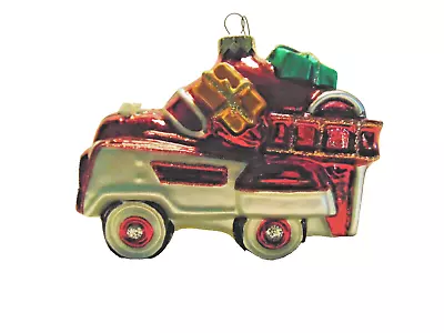 Old Car With Presents Christmas Ornament  4.5   #G • $5.99