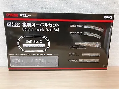$98 • Buy Rokuhan Z Gauge R062 Rail Set C Double Track Oval Set 1/220 Scale