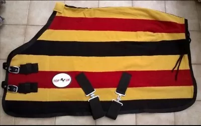 £23.99 • Buy Yellow Newmarket Fleece Rugs 4'9  To 7'3 