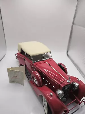 Franklin Mint 1934 Packard Convertible Sedan 1/24 Diecast Scale • $50