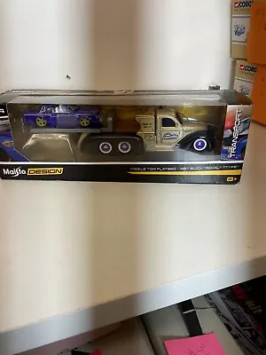 MAISTO DESIGN Elite Transport MISSILE TOW FLATBED & 1987 BUICK REGAL T-TYPE  NEW • $14.99