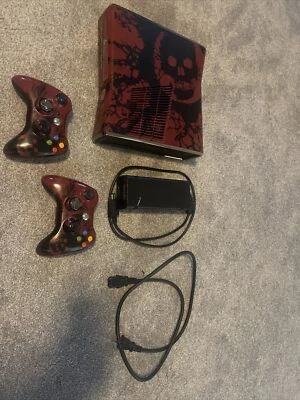 $150 • Buy Microsoft Xbox 360 Gears Of War 3 Limited Edition 320GB Red & Black Console