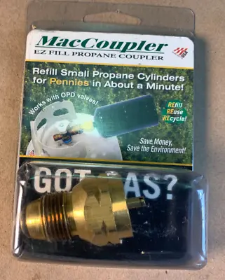 MacCoupler - Mr Heater Propane Tank Refill Adapter Coupler - New - FREE SHIPPING • $12.99