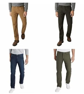 Mens Weatherproof Vintage Straight Leg Fleece Lined Jeans Pants VARIETY COLORS • $29.99