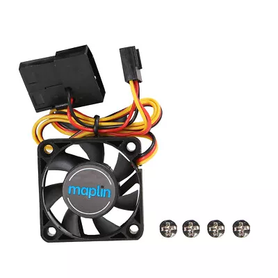 £3.97 • Buy PC Case Fan 4cm 40mm 4000RPM Black Quiet 18.7 DBA 18.7 CFM 3-Pin And 4-Pin 12v