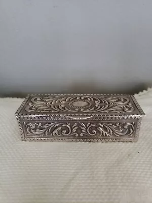 Beautiful K Thamar Solid Sterling Silver Trinket Box • $115
