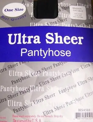 $14.99 • Buy Lot Of 5 Pack--Ultra Sheer Pantyhose  One Size   Queen Size   Stocking Nylon